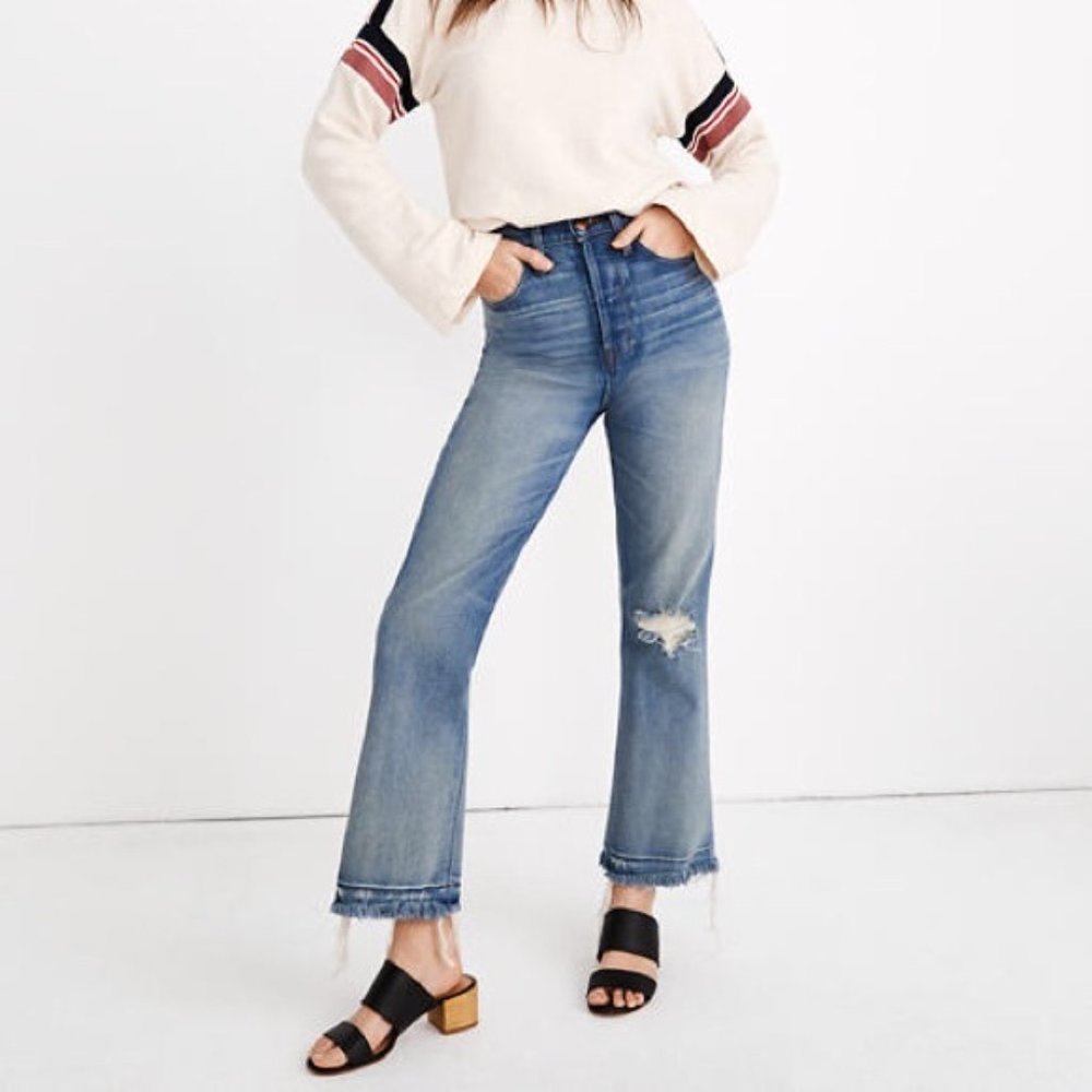 Madewell Rivet & Thread Relaxed Boyfriend Jeans Size 29 - Picture 1 of 16